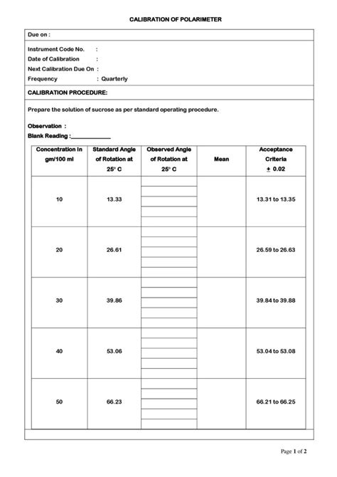 polarimeter calibration as per usp|polarimeter sop pdf.